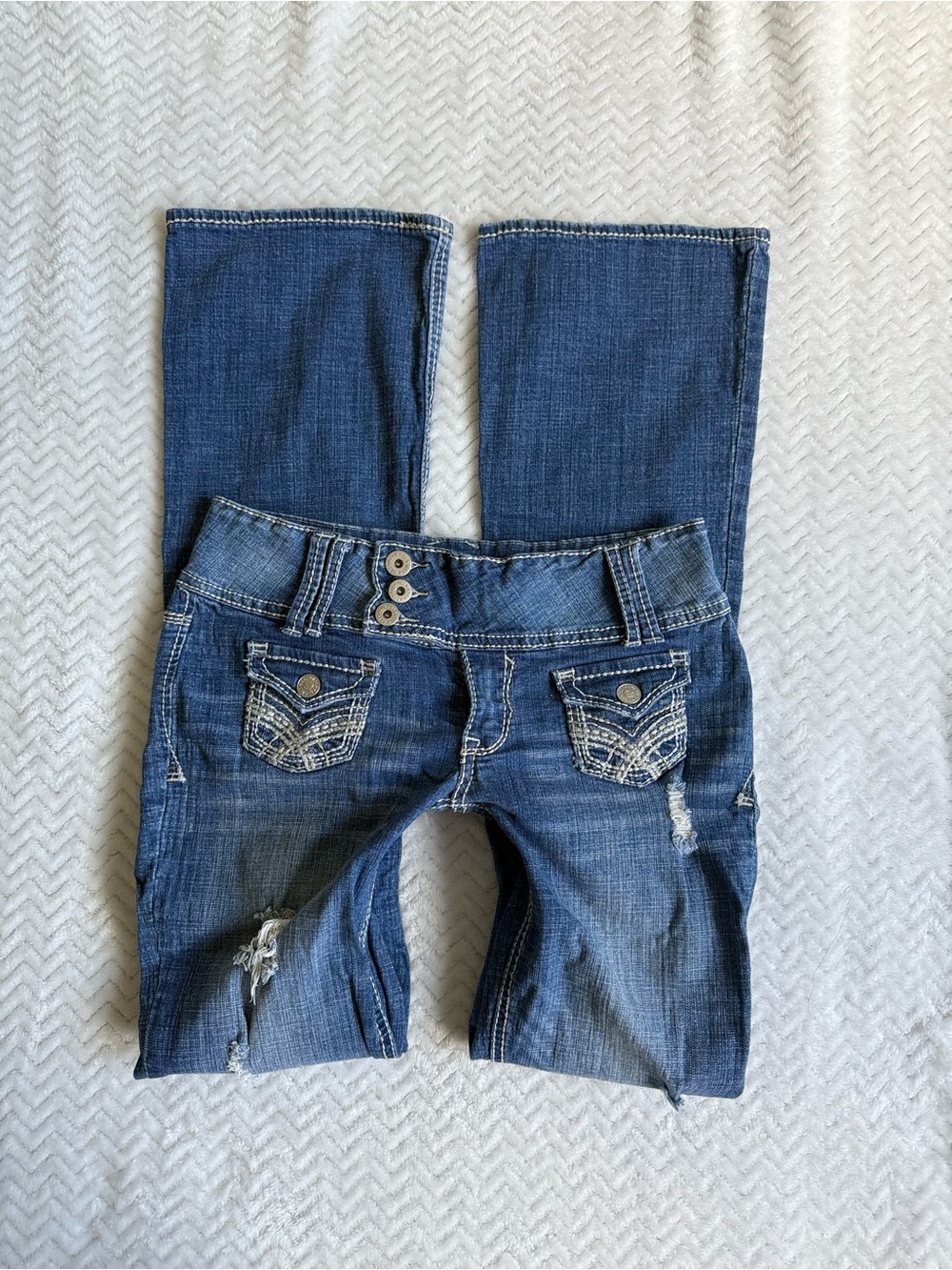 Y2K 2000s Lowrise Bootcut Jeans Size 7/8